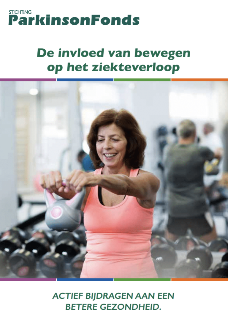 Voorkant Brochure bewegen - Stichting ParkinsonFonds