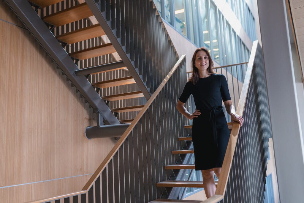 Onderzoeker Sanne Meles in UMC Groningen